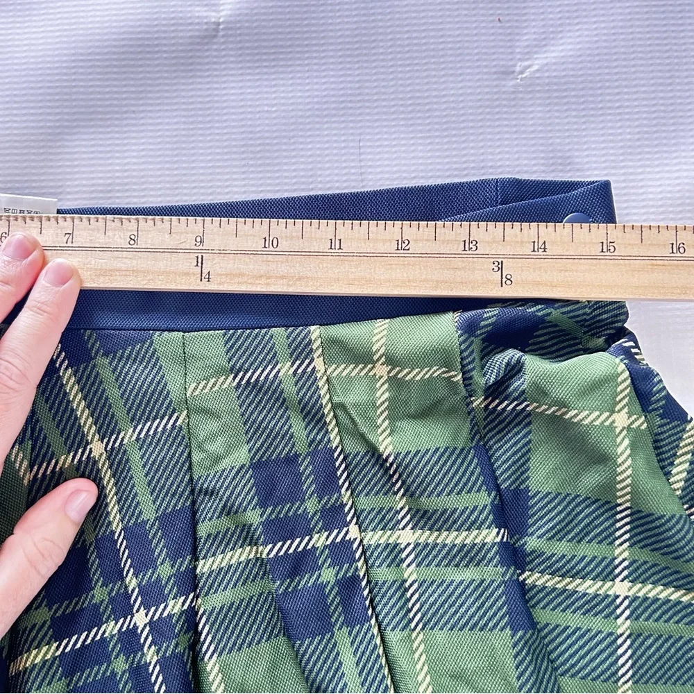 WeWoreWhat Revolve Green Plaid Tennis Skort Large NWT - Picture 5 of 9